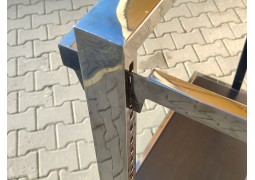 Стійка хромована з кронштейнами для одягу TZ-35